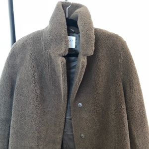 Trishelle Lux Sherpa Oversized Coat Top 